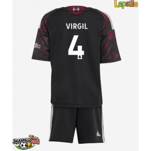 Liverpool Virgil van Dijk #4 Kolmaspaita Lapsille 2026-27 Lyhythihainen (+ shortsit)